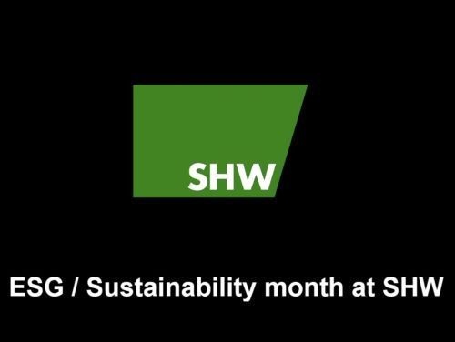 A round up of our ESG activities in April