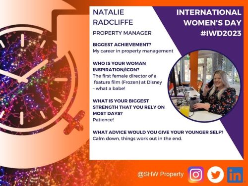 International Women's Day Q&A with Natalie Radcliffe