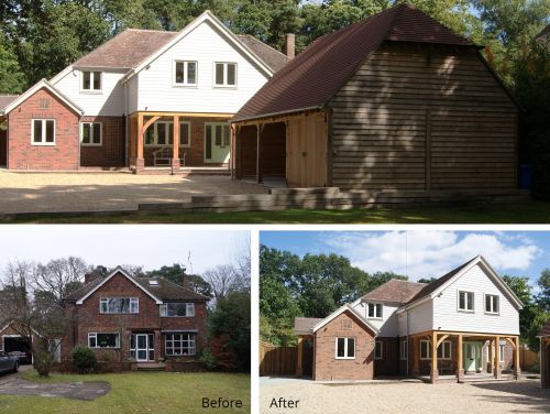 Gallery of images of Gally Hill which was a remodelled house undertaken by the architectural team.