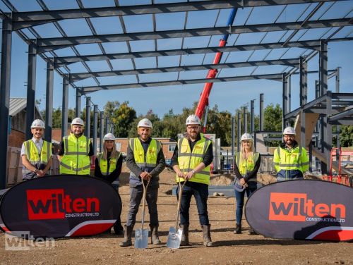 BREAKING GROUND AT SALTWHISTLE BUSINESS PARK
