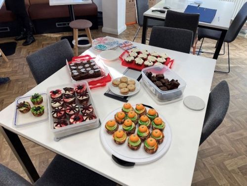 Photo of cakes on stress awareness week