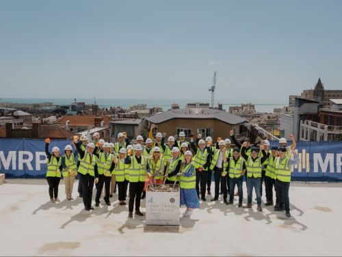 MRP TOPS OUT AT THE PORTLAND BUILDING